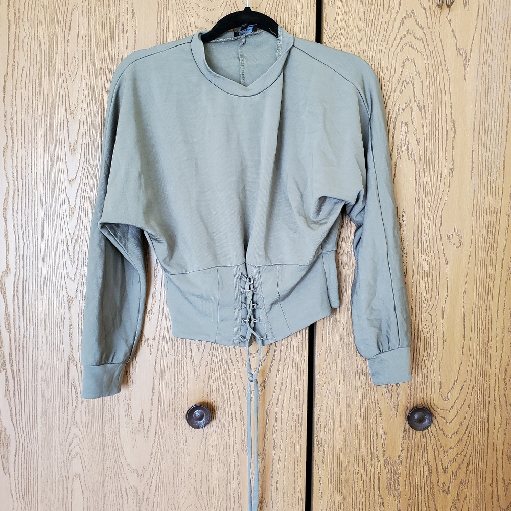 Bardot Cropped Corset Top